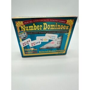 Puremco Number Dominoes Double 12 Set Mexican Train Chicken Foot Game New